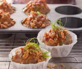 Pikante Muffins mit Hackfleisch