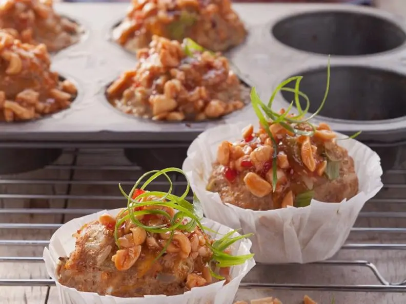 Pikante Muffins mit Hackfleisch