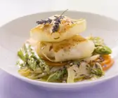 Kartoffel-Seeteufel mit Gemüse
