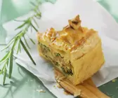 Pilz-Ricotta-Pie