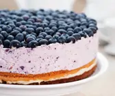 Käse-Blaubeerkuchen