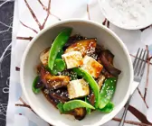 Tofu mit Auberginen