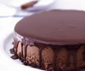 Kaffee-Käsekuchen mit Schokolade
