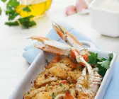 Hummer-Frischgratin mit Kartoffeln