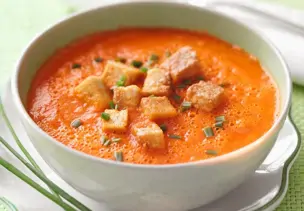 Paprika-Tomatensuppe