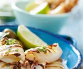 Tintenfisch vom Grill