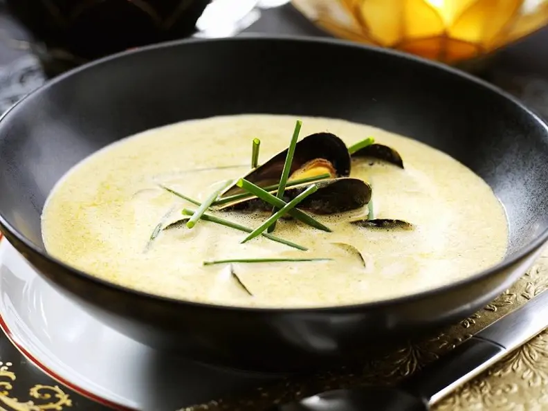 Muschelcremesuppe