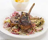 Lammchops mit Couscous
