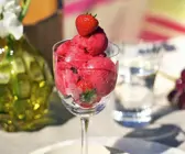 Erdbeersorbet ohne Eismaschine