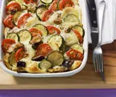 Mediterraner Gemüseauflauf mit Mozzarella