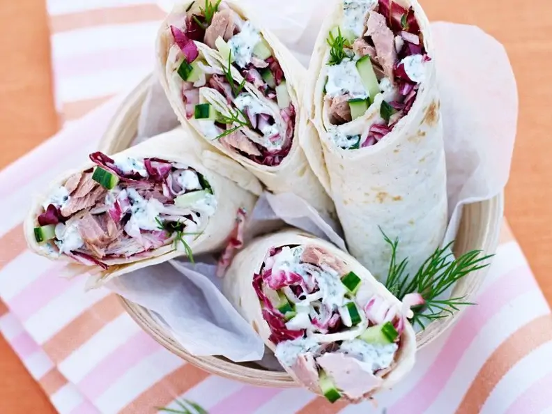 Thunfisch-Wraps