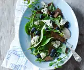 Pikanter Heidelbeer-Blattsalat