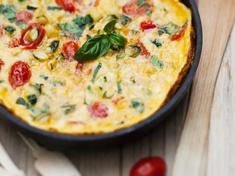Omelette mit Zucchini