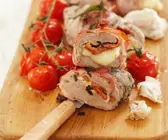 Schweinefilet mit Mozzarella-Füllung