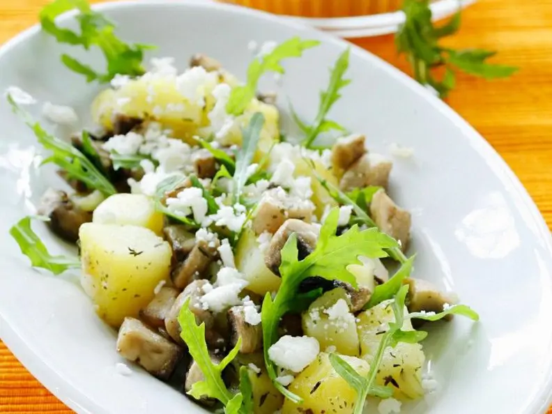 Pilzpfanne mit Kartoffeln