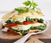 Gemüselasagne mit Schafskäse