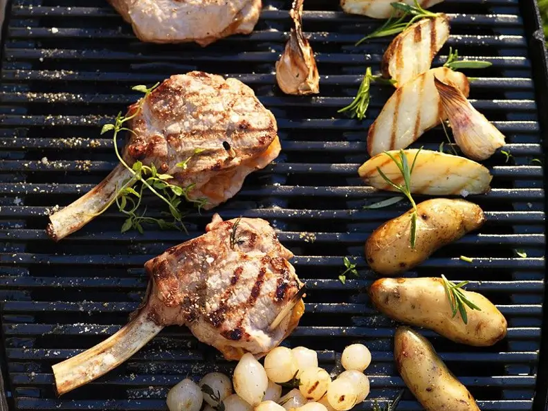 Kalbskoteletts vom Grill