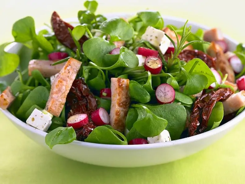 Salat mit Hähnchen