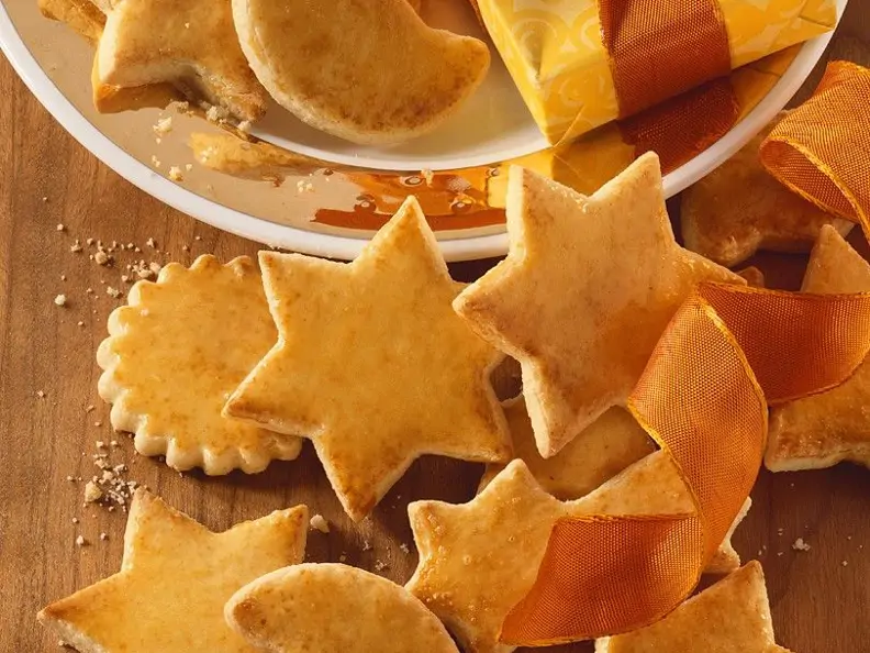 Plätzchen mit Eigelb