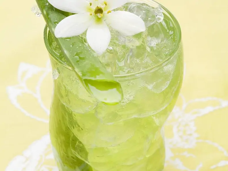 Aloe Vera-Apfelsaft