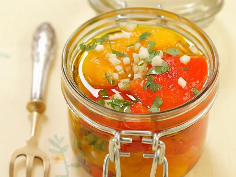 Marinierte Paprika