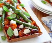Tomaten-Spargel-Tarte