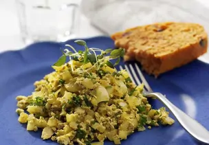 "Rührei"-Tofu