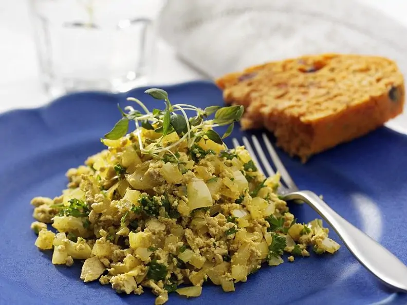 "Rührei"-Tofu