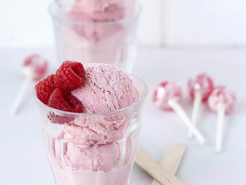 Himbeereiscreme