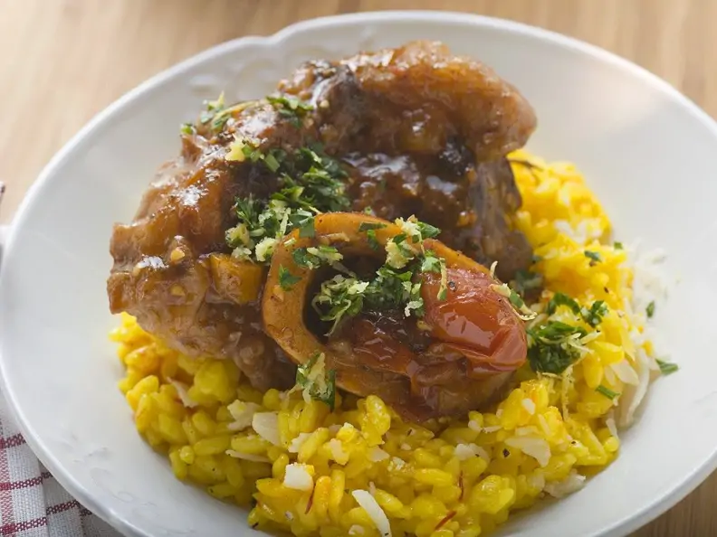 Ossobuco mit Risotto