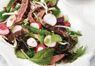 Thailändischer Rindfleischsalat mit Limettenvinaigrette