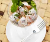 Garnelen-Minz-Cocktail
