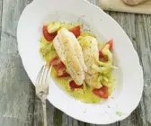 Seezunge mit Tomaten und Fenchel