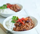 Bohneneintopf mit Hackfleisch