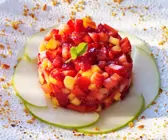 Obsttimbale mit Gewürzen