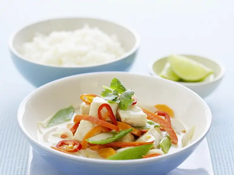 Fischcurry mit Kokos