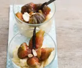 Grieß-Feigen-Dessert