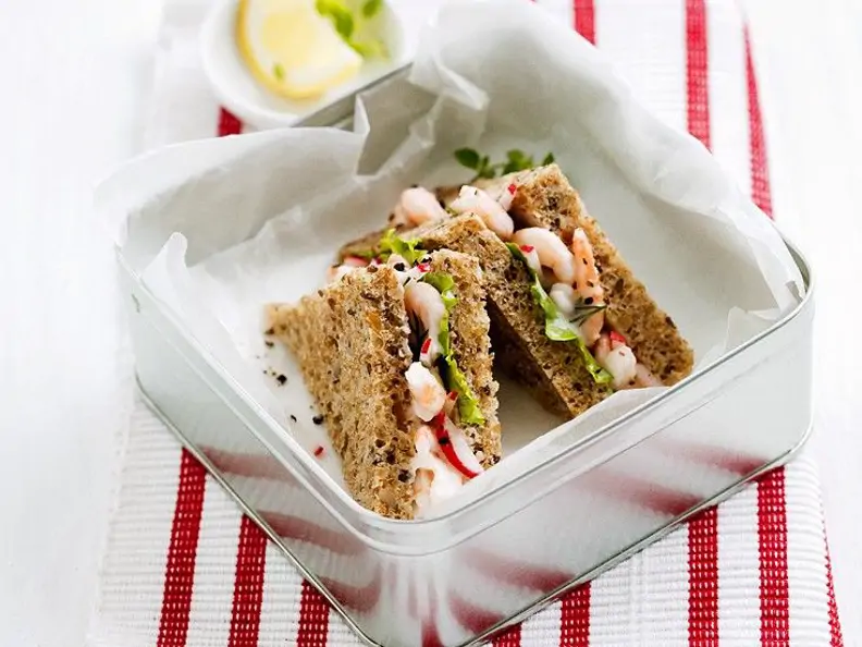 Krabben-Sandwich