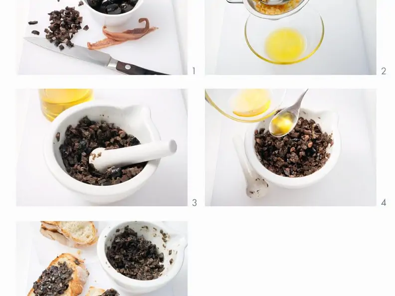 Röstbrot mit Olivenpaste