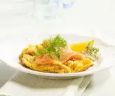 Lachs-Rührei
