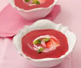 Melonen-Erdbeersuppe (kalt)