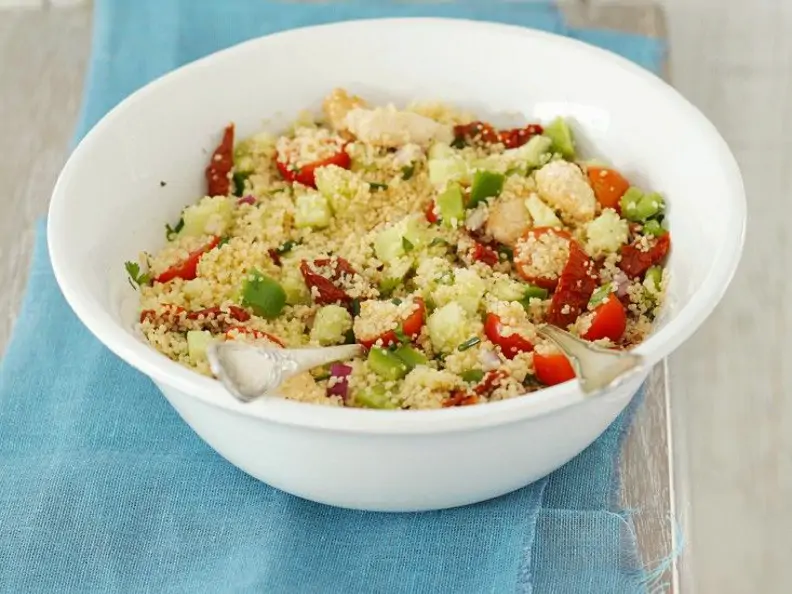 Couscous-Salat mit Bohnen