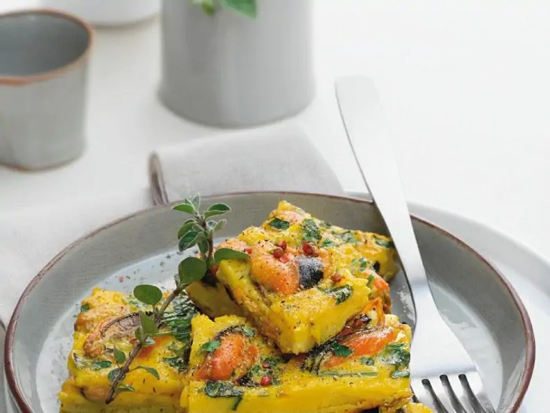 Meeresfrüchtefrittata