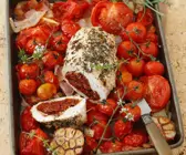 Putenbrust mit Tomaten gefüllt