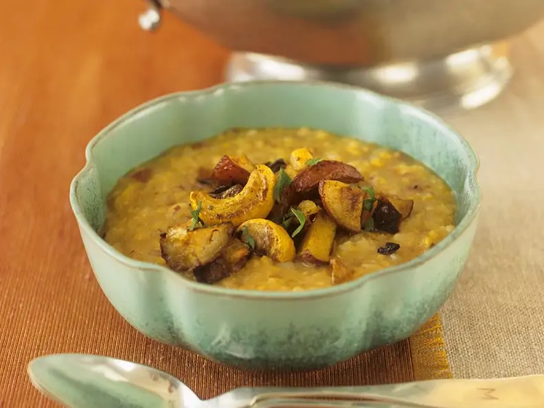 Kartoffelsuppe mit Linsen