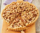 Tarte mit Äpfeln und Streuseln