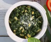 Basilikumpesto mit Spinat