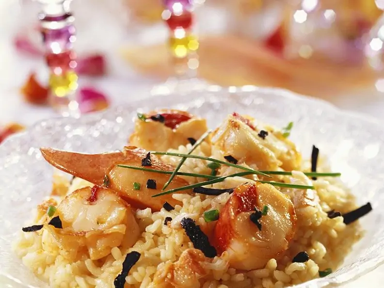 Hummerrisotto mit Trüffel