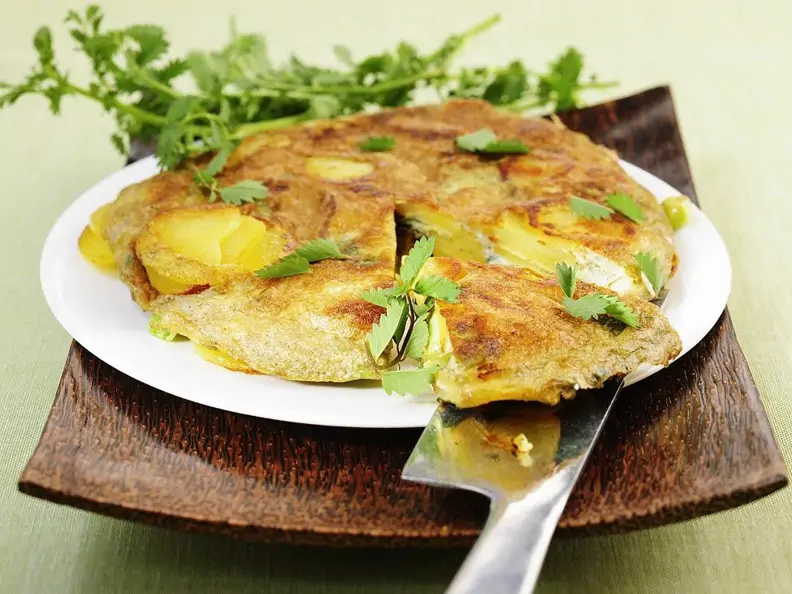 Tortilla mit Kräutern