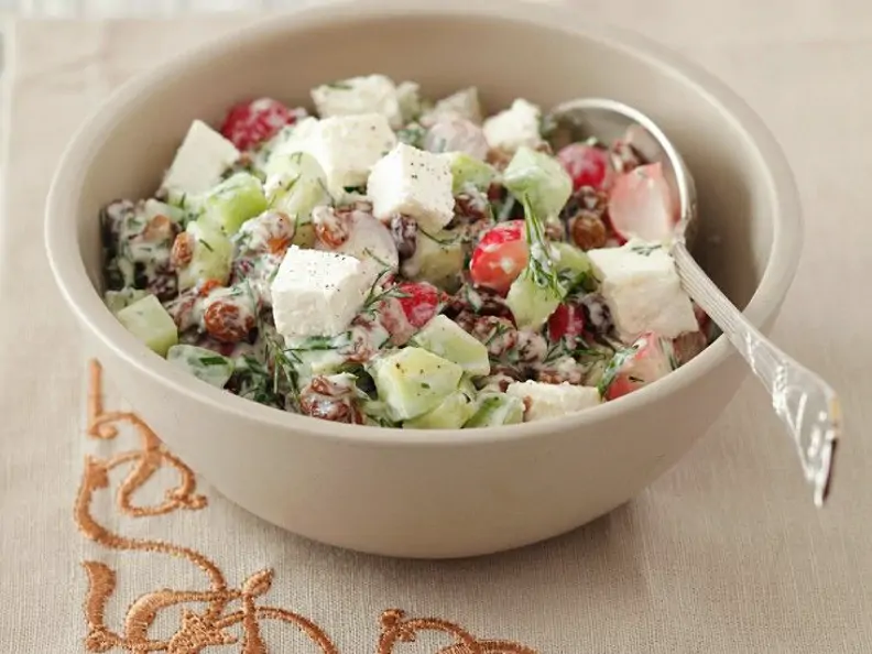 Radieserl-Gurkensalat mit Quark